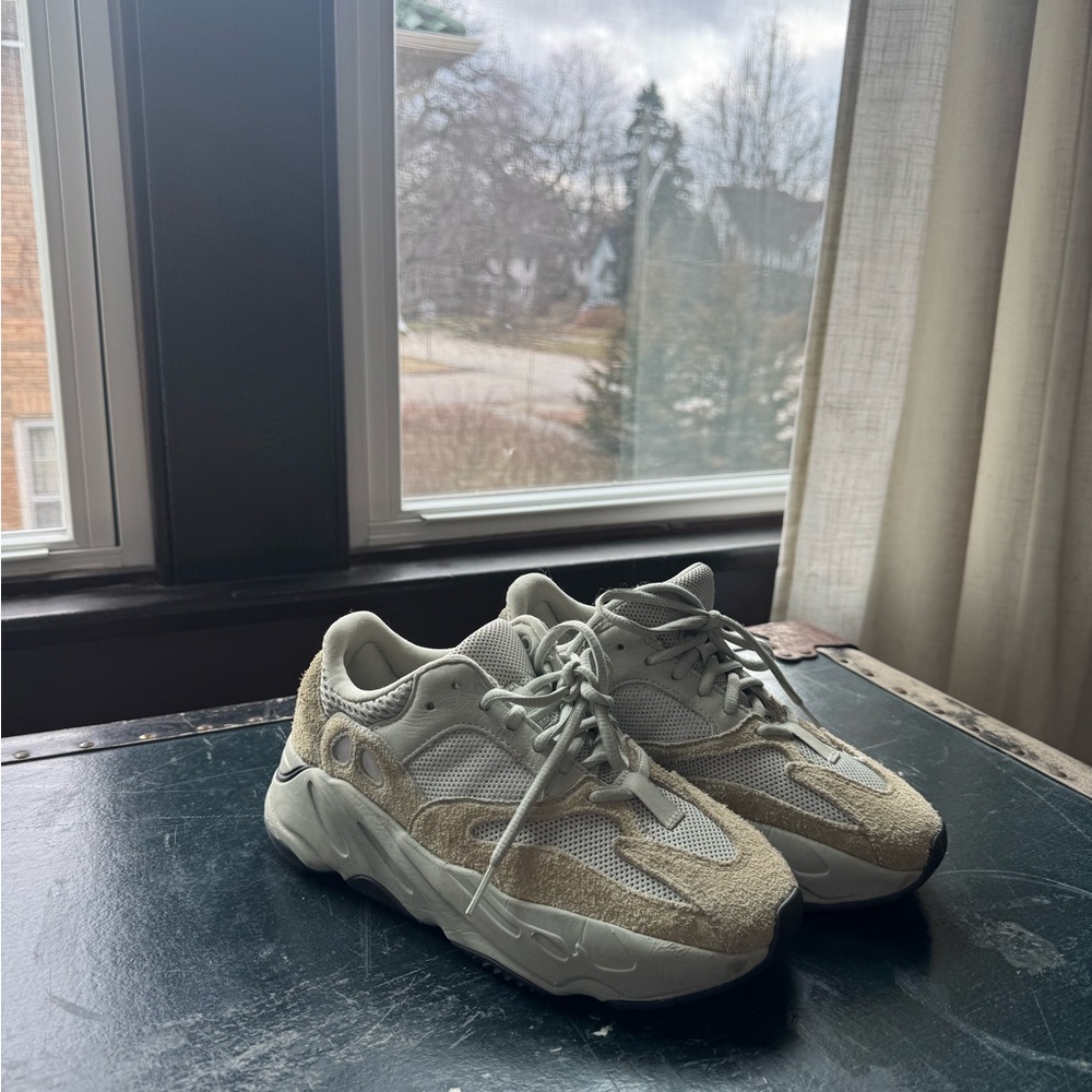 Stylish Beige and White Sneakers